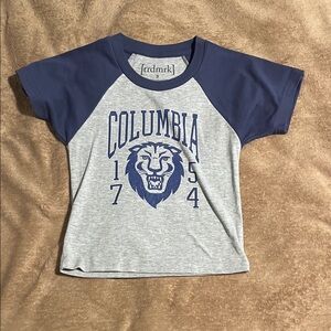 Columbia Gray and Blue baby tee